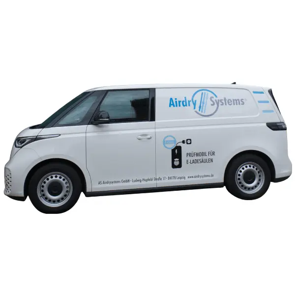 Servicefahrzeug für Prüfung von Ladesäulen